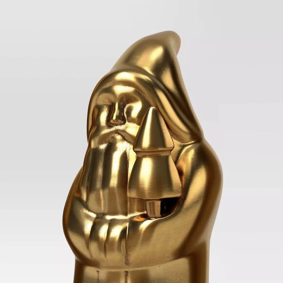 Christmas Santa Figurine Gold - Threshold, Target 2024 - Picture 3 of 5